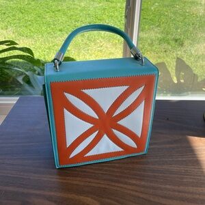 New Breeze Block Purse retro style
